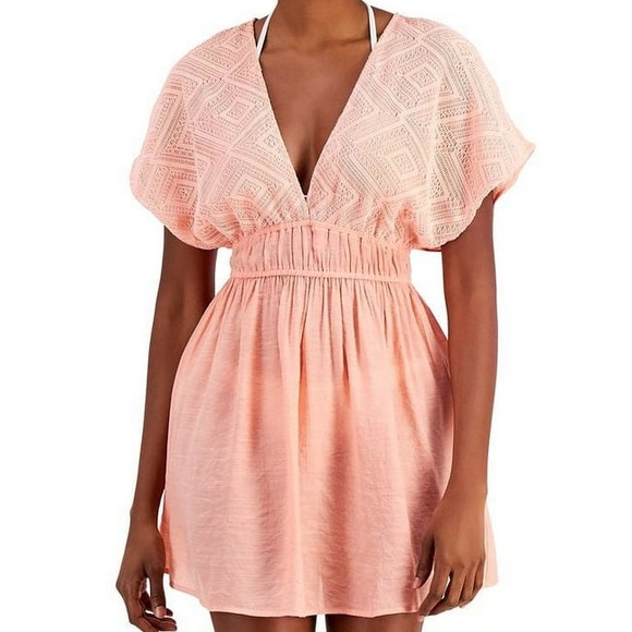 Miken Other - Miken Junior's Tie Back Dress Cover Up Swimsuit Orange. Size XL